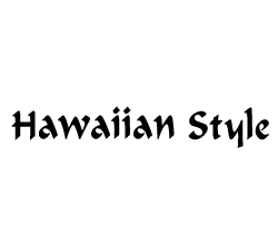 Hawaiian Style Sticker