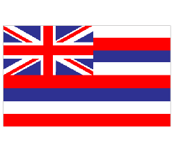 Hawaii Flag Color