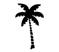 Palmtree Sticker