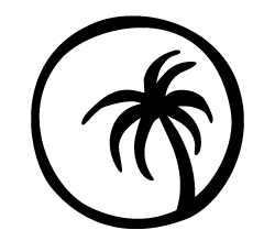 Circle Palm Sticker